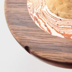 Black Walnut and Burr Ash Drop Spindle - 30g