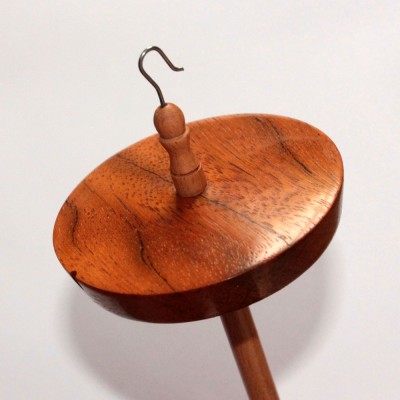 Reclaimed Iroko Drop Spindle - 42g