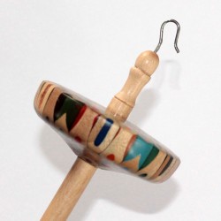 Coloured Pencil Drop Spindle - 34g